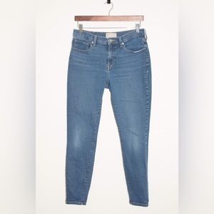 Everlane Medium Wash Mid-Rise Skinny Jeans